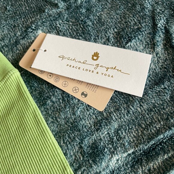 NWT Spiritual Gangster Love Sculpt Seamless 7/8 Leggings MOJITO Size M/L - Picture 5 of 6